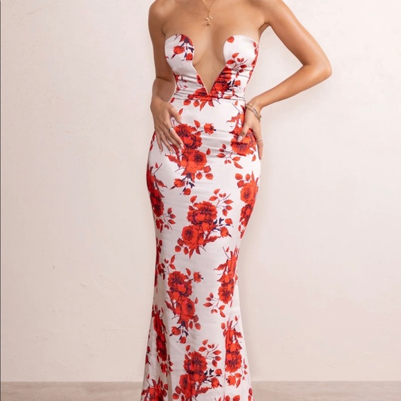 CLUB L Esme strapless maxi dress - Picture 2 of 5